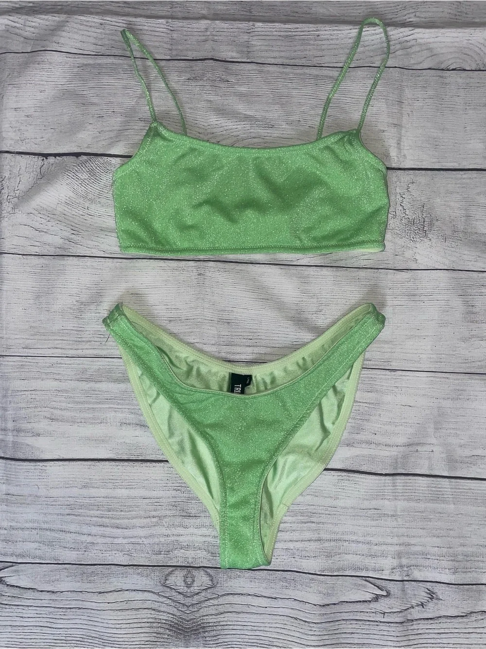 triangl swimwear Sparkling Mint Green Bikini Set